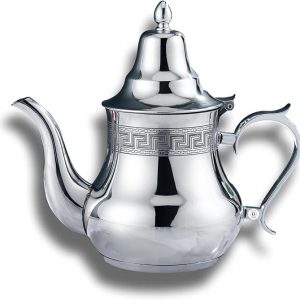 إبريق شاي مصنوع من الفولاذ المقاوم للصدأ