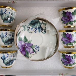 طقم فناجين 6 قطع