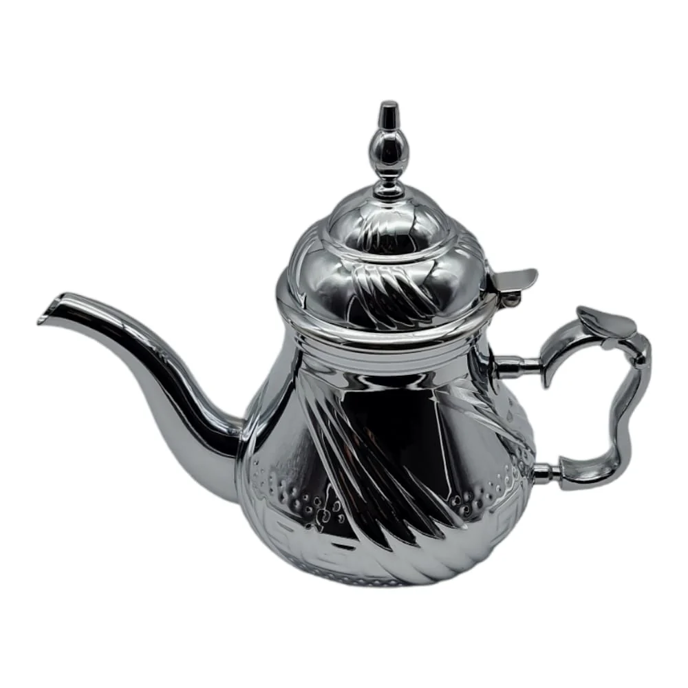 إبريق شاي مصنوع من الفولاذ المقاوم للصدأ